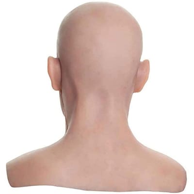 Realistische Oude Man Oude Vrouw Hoes Hoofddeksel Latex Hoofddeksels voor Carnaval Halloween Cosplay Feest Kostuum Maskerade wit