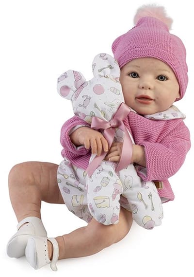 MuÑecas Guca Leire Reborn Baby Roze Kinderen