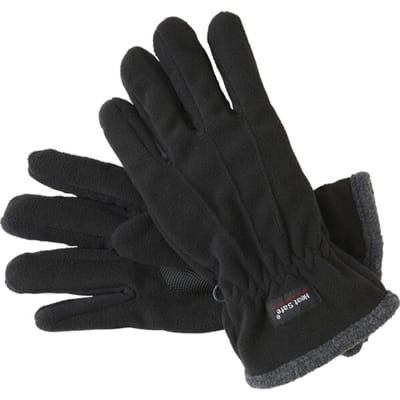 Jan Vanderstorm herren Handschoenen - One-Size - zwart - Plus Size
