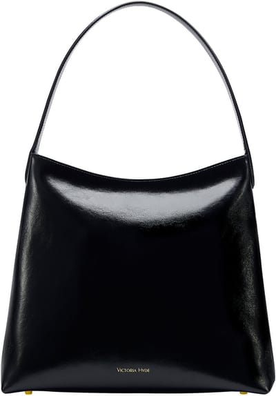 Victoria Hyde "Carol" - Dames Schoudertas - Handtas - Dames Tote Bag - Lichte Handtas voor Dagelijks Gebruik - Schoudertas van Kunstleer - Met Binnenvak met Rits - Tas met Grote Inhoud - Ideaal voor Reizen, Winkelen ,Zakelijke Uitstapjes - Zwart