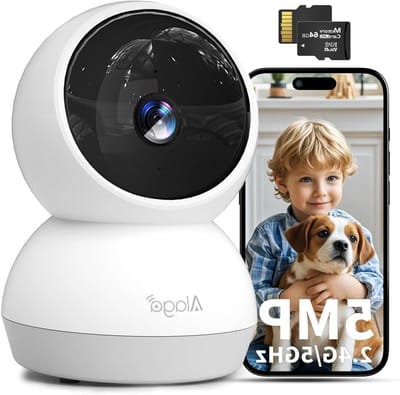 Beveiligingscamera Binnen - Wooncamera Monitor - Huisbewaking Thuis - AI Bewegingsdetectie - 2K HD Resolutie - Wit