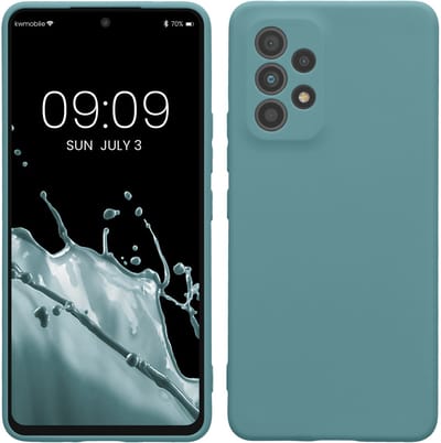 kwmobile telefoonhoesje geschikt voor Samsung Galaxy A53 5G - Hoesje voor smartphone - Precisie camera uitsnede - In Arctische nacht