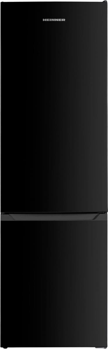 Heinner HC-HM262BKE++ Koel-vriescombinatie Zwart 262 L – Vrijstaand – Instelbare Thermostaat – LED-verlichting met Deuralarm – Omkeerbare Deur – 5 Jaar Garantie