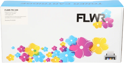 FLWR - Toner / TK-340 / Zwart - Geschikt voor Kyocera Mita