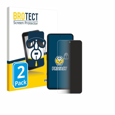 BROTECT - privacy screenprotector voor Nothing Phone (3a) Lite - Folie Beschermfolie Blauwlichtfilter 2 Stuks