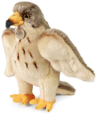 Rappa ECO knuffel valk 27 cm - realistische knuffel van recyclede PET flessen - bruin