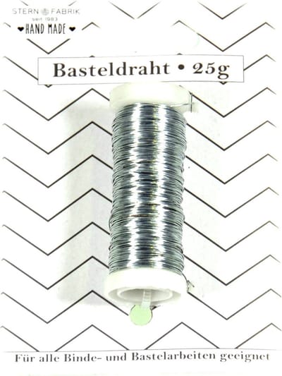 Stern Fabrik Binddraad/wikkeldraad - op rol - goud - 50 m x 0,35 mm - hobbydraad/bloemendraad