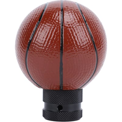 Basketbal Versnellingspookknopen Hars Transmissie Versnellingspook Versnellingspookhendelkop met Gekleurde Verf voor de Meeste Handgeschakelde Auto's brown