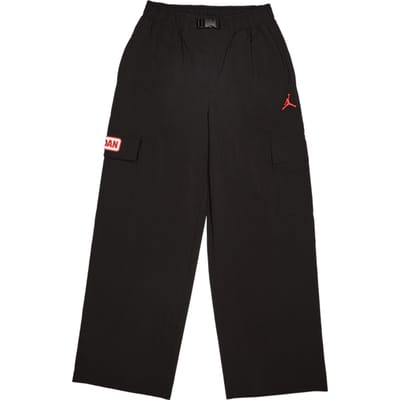 Jordan Deep Dish Broeken Kinder - Zwart - Maat 128 - 137 CM - Poly Woven