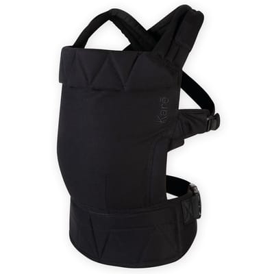 Karē Draagzak - Draagzak Baby - Buikdrager tot 20 kg - Ergonomische Rugdrager - Boldly Black