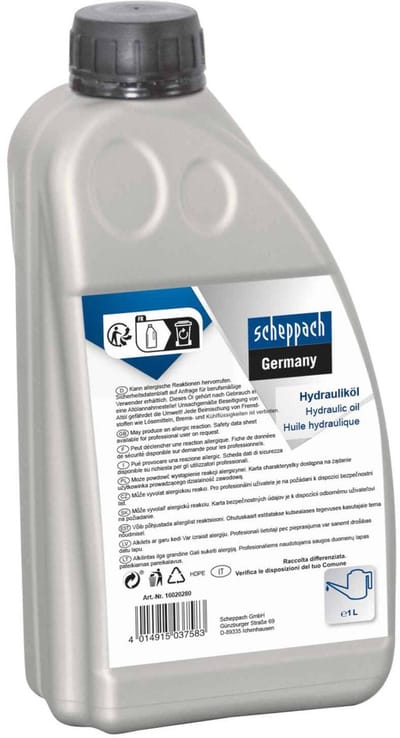 Scheppach Hydraulische Olie 1 liter - 16020280