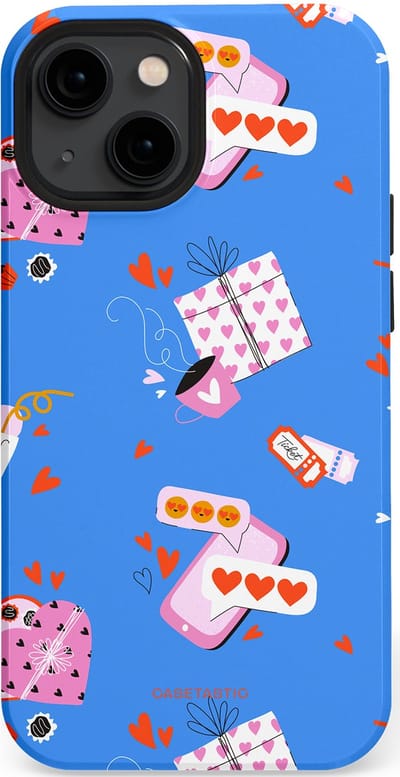 Casetastic Hoesje Geschikt voor Apple iPhone 13 Mini Magsafe - Stijlvolle Beschermende Duo-layer Case - Romantische Date