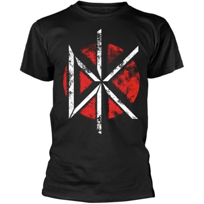 Dead Kennedys T-shirt - Distressed DK Logo - S tot 3XL - voor Mannen - zwart