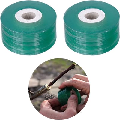 Transparante elastische tape 2 x 2 cm voor het vermeerderen van fruitbomen en bloemen, ideaal voor tomatenplanten en tuinieren