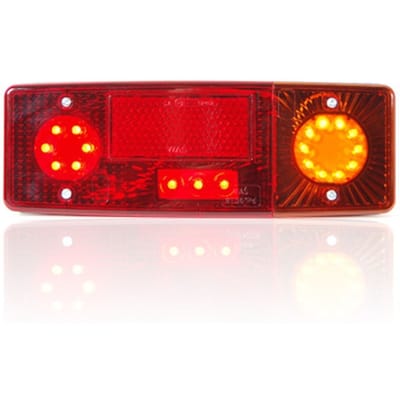 Waś Achterlicht (12V, met stoplicht, positielicht) WAS 484 WE551DP rechts