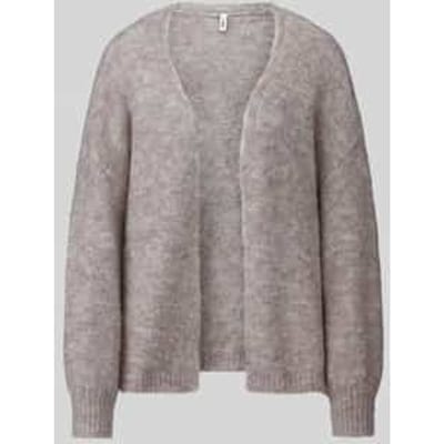 Regular fit gebreid jack met wol model 'NELLIE'