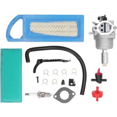 Grasmaaier Carburateur 792060 Metalen Motorcarburateur met Bougie voor 17,5 pk Motor gray