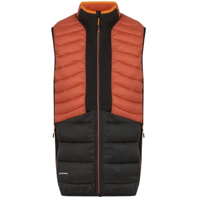 Regatta Leedre Hybrid Vest Oranje,Zwart S Man