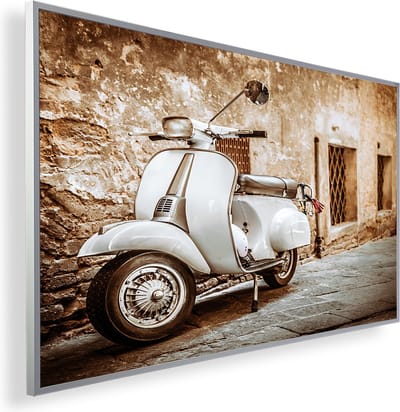 Infrarood Verwarmingspaneel 450W met fotomotief en Smart Thermostaat (5 jaar Garantie) - Vespa wit 160