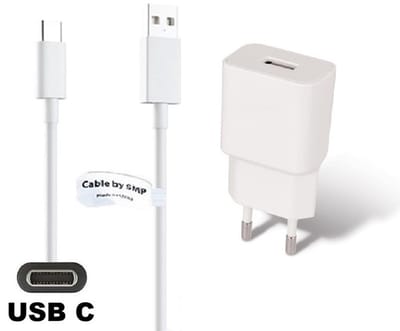 OneOne 2A lader + 1,0m sterke USB C kabel. Standaard oplader adapter past op Samsung Galaxy M06, M42, M20, M31s, M32, M33, Xcover 5, Xcover 6 Pro, Xcover 7 / 7 Pro, Xcover Pro, Xcover FieldPro