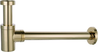 Diamond Line Diamond - Sifon Wastafel - Messing - Goud
