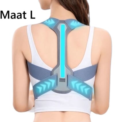 Verstelbare Rugbrace Voor Het Corrigeren Van Een Gebogen Houding I Houding Corrector I Postuur Corigeren I Orthopedische Corrector I Maat L