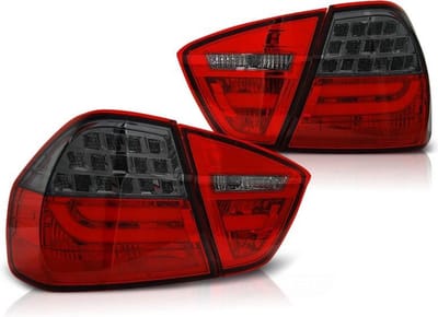 Achterlichten BMW E90 03 05-08 08 ROOD SMOKE LED STRIP