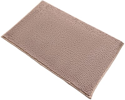 Badmat - 40 x 60 cm Badmat Antislip - Absorberende Badmat - Douchemat - Machinewasbaar - Kameel