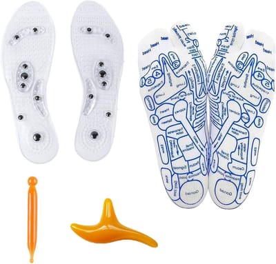 Massage Sokken met Magnetische Zolen en Massage Tool voor Reflexologie (Maat 35-40) - Ontspanning, Voetverzorging, Gezondheid