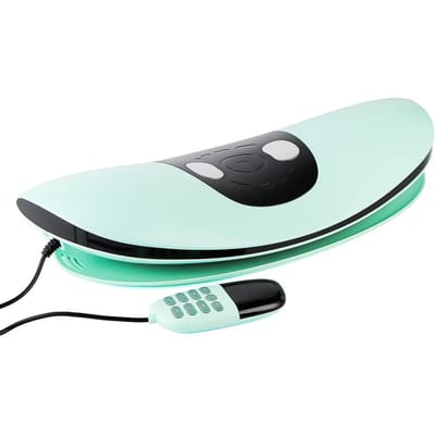 Elektrische Lenden Tractie Massager Verstelbare Vibratie Taille Massager Taille Ruggengraat Ondersteuning Rugmassage Machine Taille massageapparaat groen