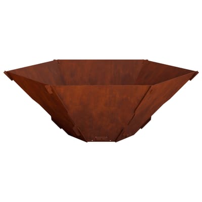 vidaXL - Vuurkorf - Roestkleurig - 58,5 - x - 51,5 - x - 19,5 - cm - weervast - staal