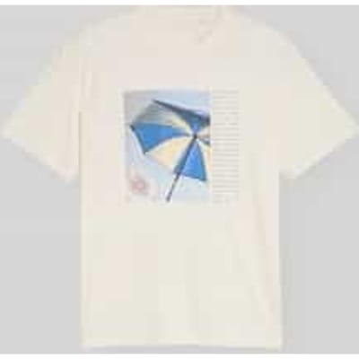 Tom Tailor - T-shirt met fotoprint - Maat XXL - Gardenia White