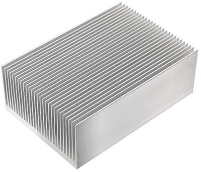 Aluminium Koellichaam Heatsink voor High Power Elektronische Apparaten 100mm x 69mm x 36mm