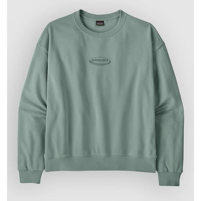 Patagonia 95 Oval Logo Daily Crew Sweater groen