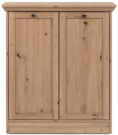 Commode Timothee - 80x35x90cm - 2 deuren - artisan eikdecor