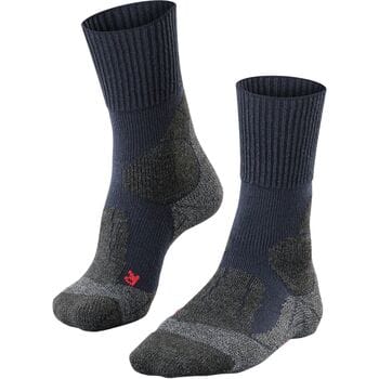 FALKE TK1 anti-blaar dik wol functioneel materiaal wandelsokken heren blauw - maat 42-43