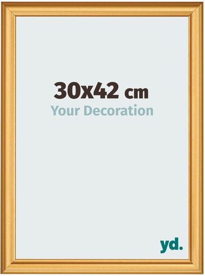 Your Decoration - Fotolijst 30x42 cm - MDF - Goud Mat - Lazio