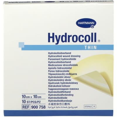 Hartmann Hydrocoll Thin 10 x 10cm 900758 Compressen