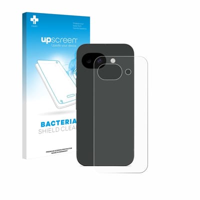 upscreen - Screenprotector voor Google Pixel 10a (Achterkant) - Folie Beschermfolie transparant antibacterieel