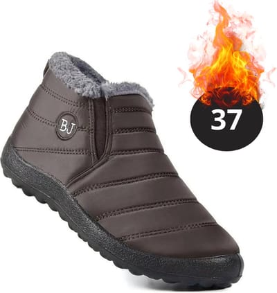 Nivard Snowboots - Sneeuwschoenen - Sneeuwboots - Dames - Wintersport - Ski - Skischoenen - Khaki - 37 - Laag