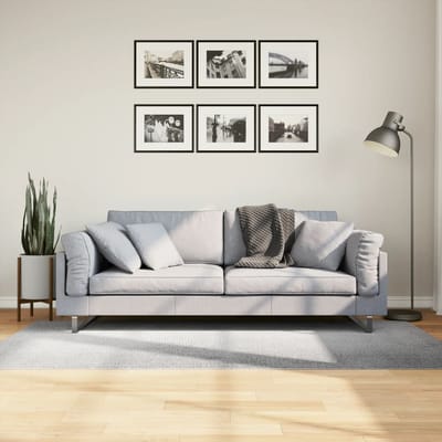 vidaXL - Vloerkleed - IZA - laagpolig - Scandinavisch - 100x200 - cm - grijs