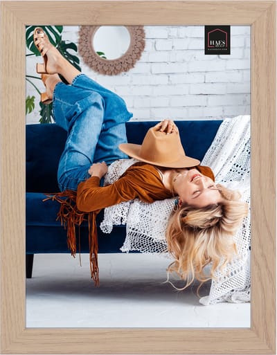 HAES DECO - Houten fotolijst Avignon bruin voor 1 foto formaat 10x15 - SP14815