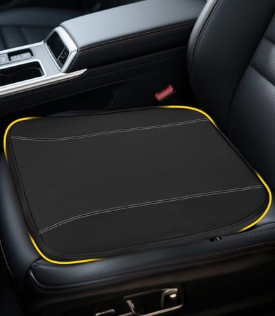 Dailygoods - Autostoelkussen van Traagschuim voor Auto en Bureaustoelen - Verlichting van Rugpijn