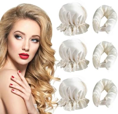 Hittevrije Krulspelden Set - 3 Stuks voor Ideale Krullen zonder Beschadiging van Haar