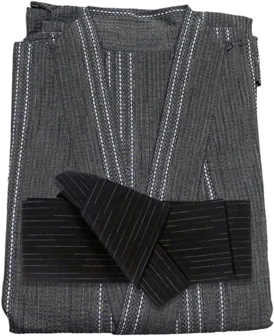 Herend Ha Kimono - Badjas Traditioneel - Ontspannen Thuis - Met Bijpassende Band - 136 cm Lengte - Blauw