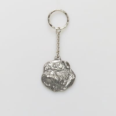 Sleutelhanger Griffon - Hondensleutelhanger - Cadeau Hondenliefhebber - Unieke serie - Compact, stijlvol en gedetailleerd