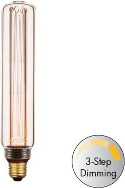 LED Buislamp E27 - 4.3W - Helder - 30cm - 3 Standen Memory