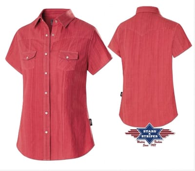 Stars & Stripes - Blouse Malina rood - maat M