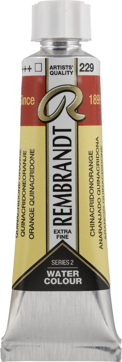 Rembrandt Aquarelverf Tube 10 ml Quinacridoneoranje 229