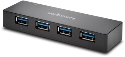 Kensington Hub Met USB 3.0 En 4 Laad- en synchronisatiepoorten+ Charging USB 3.0 - 1 Stuk